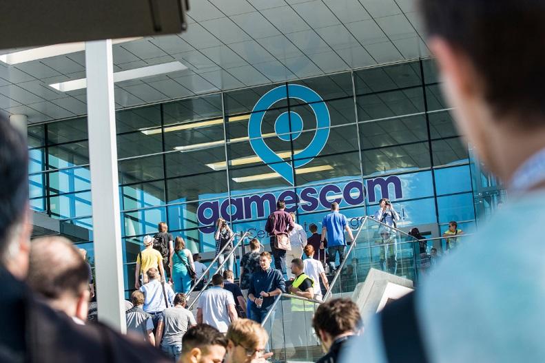 Gamescom Eingang  Bild © Koelnmesse