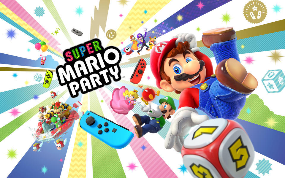 Super Mario Party Switch Splashscreen