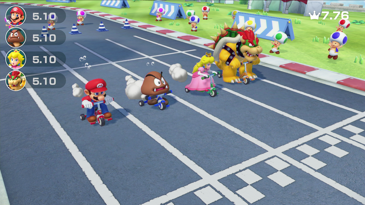 Super Mario Party Dreiradrennen