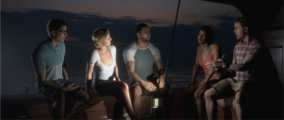 Man of Medan Group  Bild © Bandai Namco