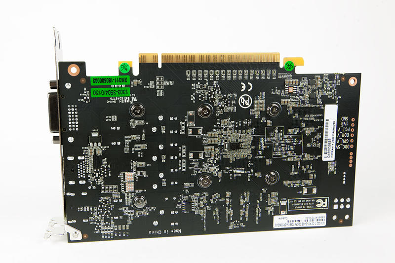 KFA2 GeForce GTX 1050 Ti OC Rückseite KFA2 GeForce GTX 1050 Ti OC Rückseite