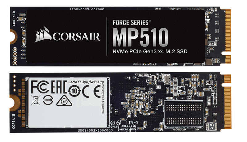CORSAIR Force MP510 M.2 PCIe NVMe-SSD CORSAIR Force MP510 M.2 PCIe NVMe-SSD
