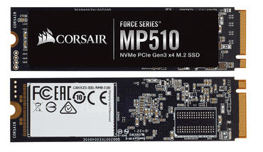 CORSAIR Force MP510 M.2 PCIe NVMe-SSD mit Fokus auf Leistung