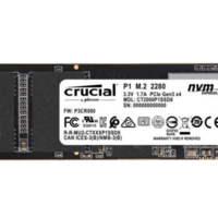 Crucial P1 M.2 PCIe SSDs mit 500 GB, 1 oder 2 TB Speicherkapazität