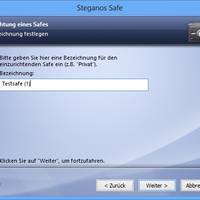 Steganos Safe 14 - Safeeinrichtung