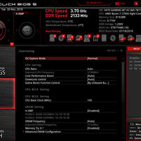 MSI X470 Gaming M7 Bios OC 3