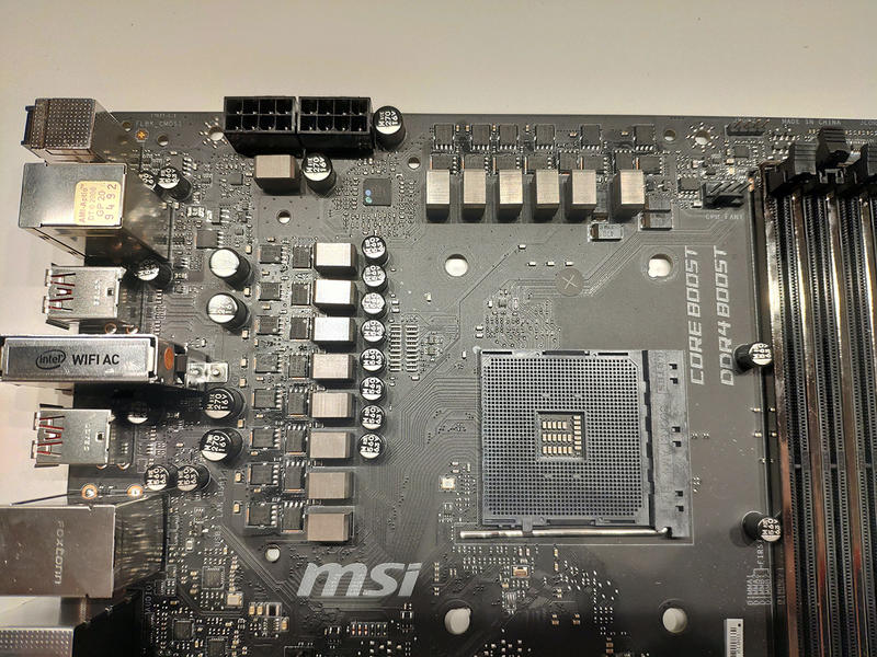 MSI X470 Gaming M7 Spannungswandler MSI X470 Gaming M7 Spannungswandler