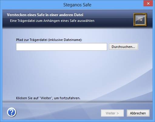 Steganos Safe 14 - Datei verstecken Steganos Safe 14 - Datei verstecken