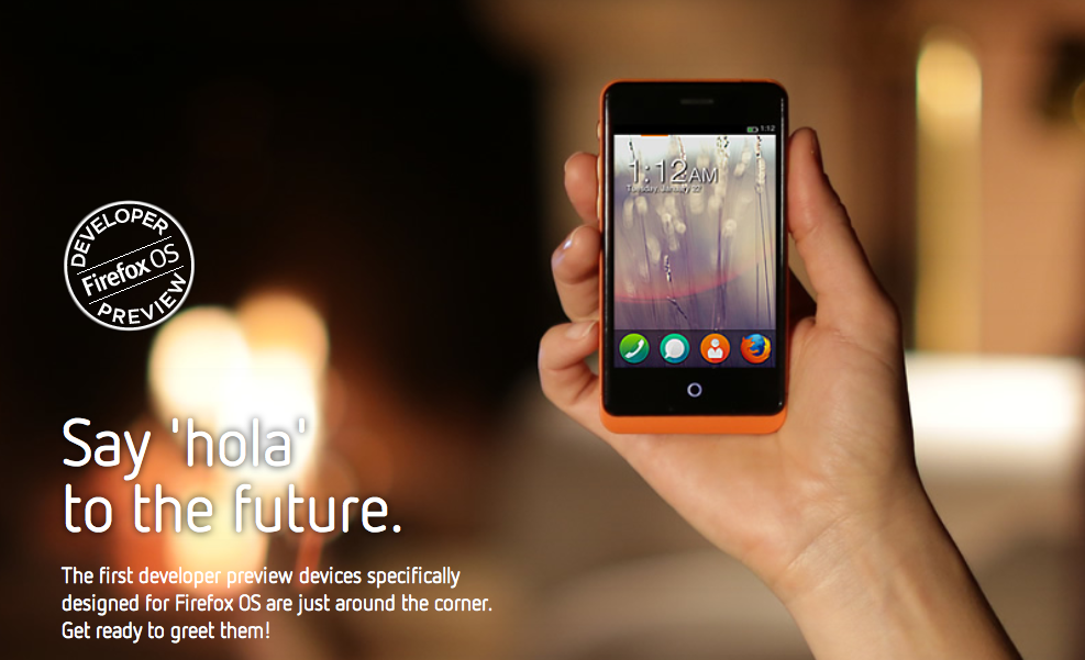 Firefox OS Geeksphone  Bild © Geeksphone
