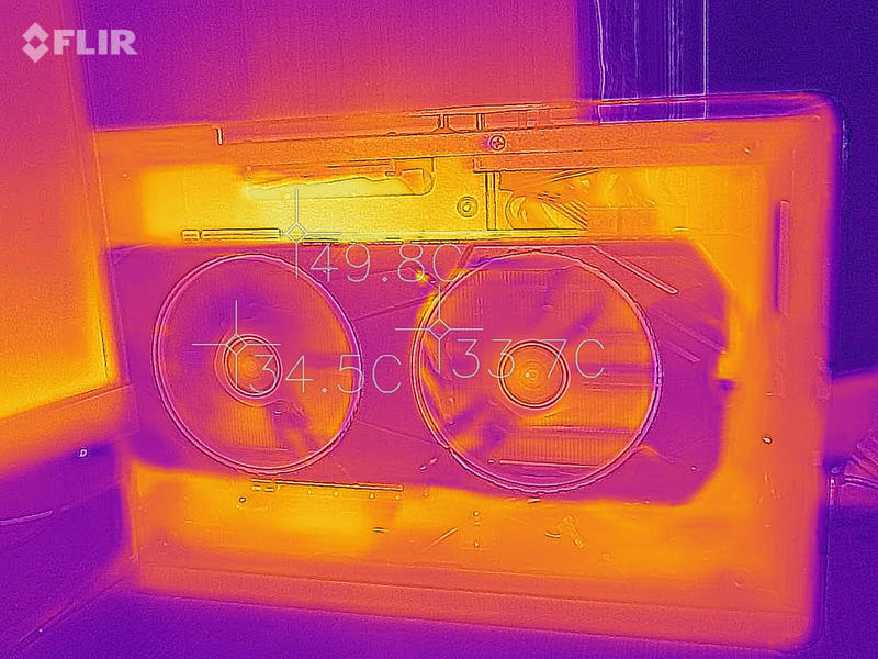 KFA2 GeForce RTX 2080 EX Wärmebild