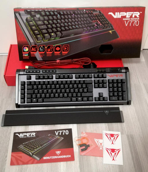 Viper V770 (Lieferumfang) Viper V770 (Lieferumfang)