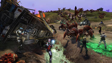 Defiance Kampf gegen Monster bei Tag 2