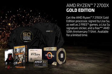 AMD Ryzen 7 2700X Gold Edition