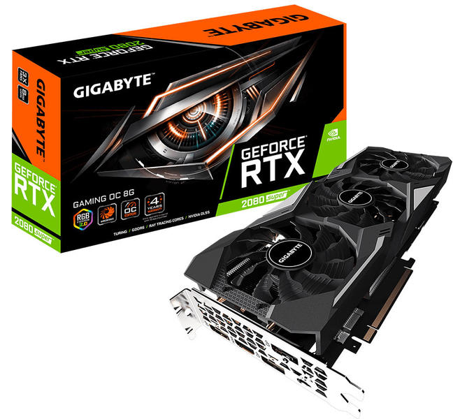 GIGABYTE GeForce RTX 2080 SUPER Gaming OC 8G GIGABYTE GeForce RTX 2080 SUPER Gaming OC 8G