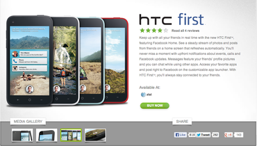 HTC First: AT&T stoppt Verkauf