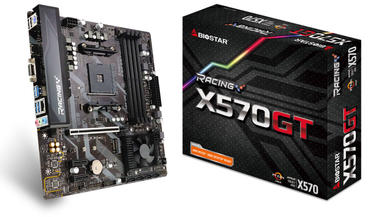 BIOSTAR Racing X570GT: Micro-ATX-Mainbaord mit X570 Chipsatz