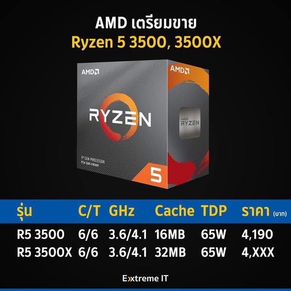 AMD Ryzen 5 3500X und Ryzen 5 3500 AMD Ryzen 5 3500X und Ryzen 5 3500