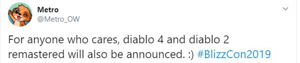 @Metro_OW Tweet zu Diablo 4  Bild © 
