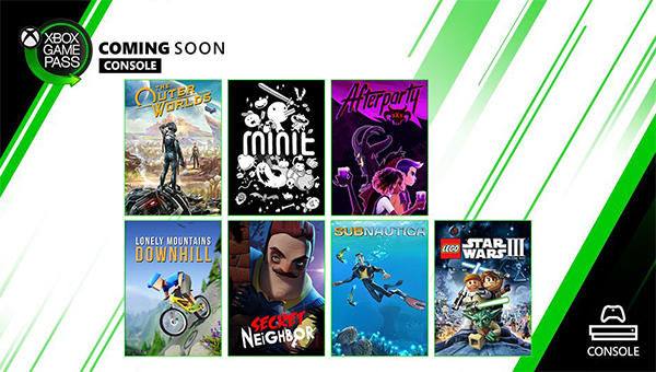 Xbox One Game Pass Oktober 2019