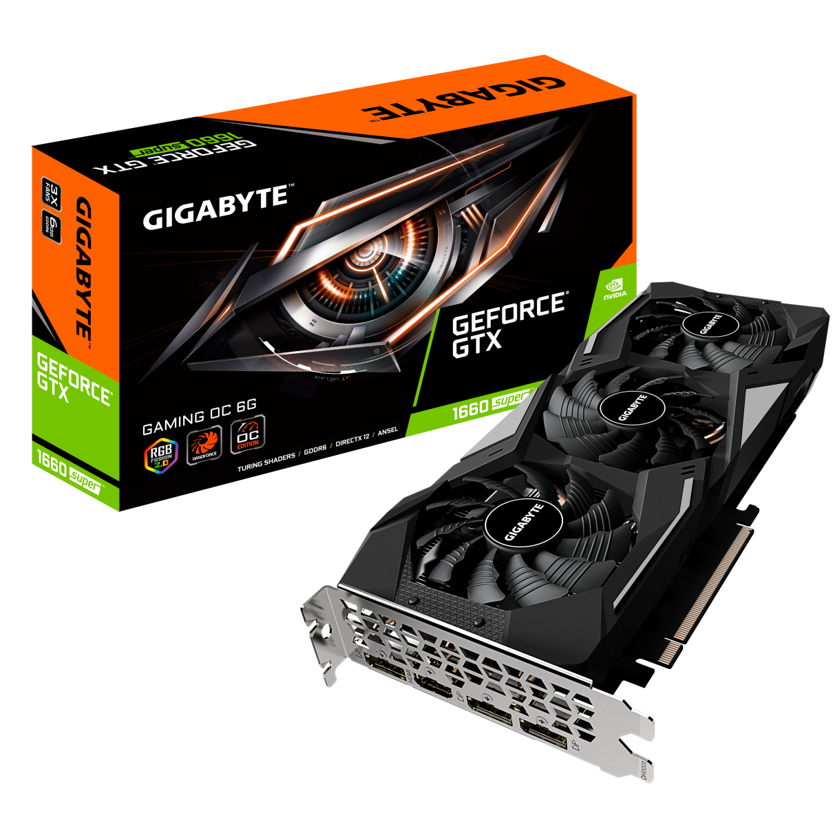 Gigabyte GTX 1660 Super OC Series  Bild © Gigabyte