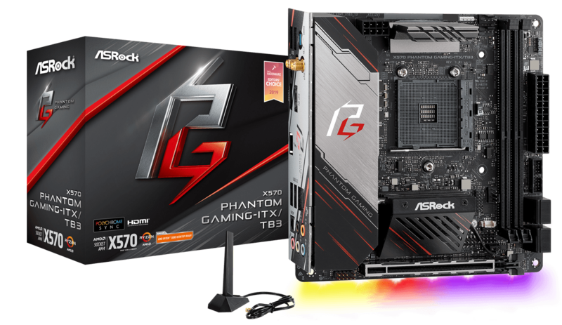 ASRock X570 Phantom Gaming-ITX/TB3 Motherboard