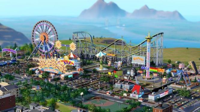 SimCity Freizeitpark DLC  Bild © PCGames