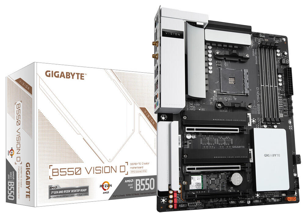 GIGABYTE B550 VISION D