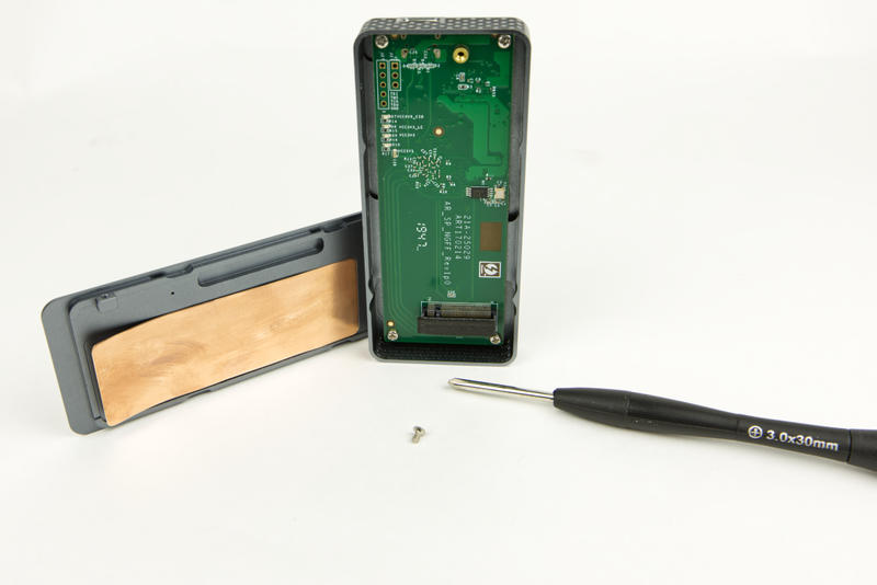 Yottamaster Thunderbolt 3 Gehäuse offen