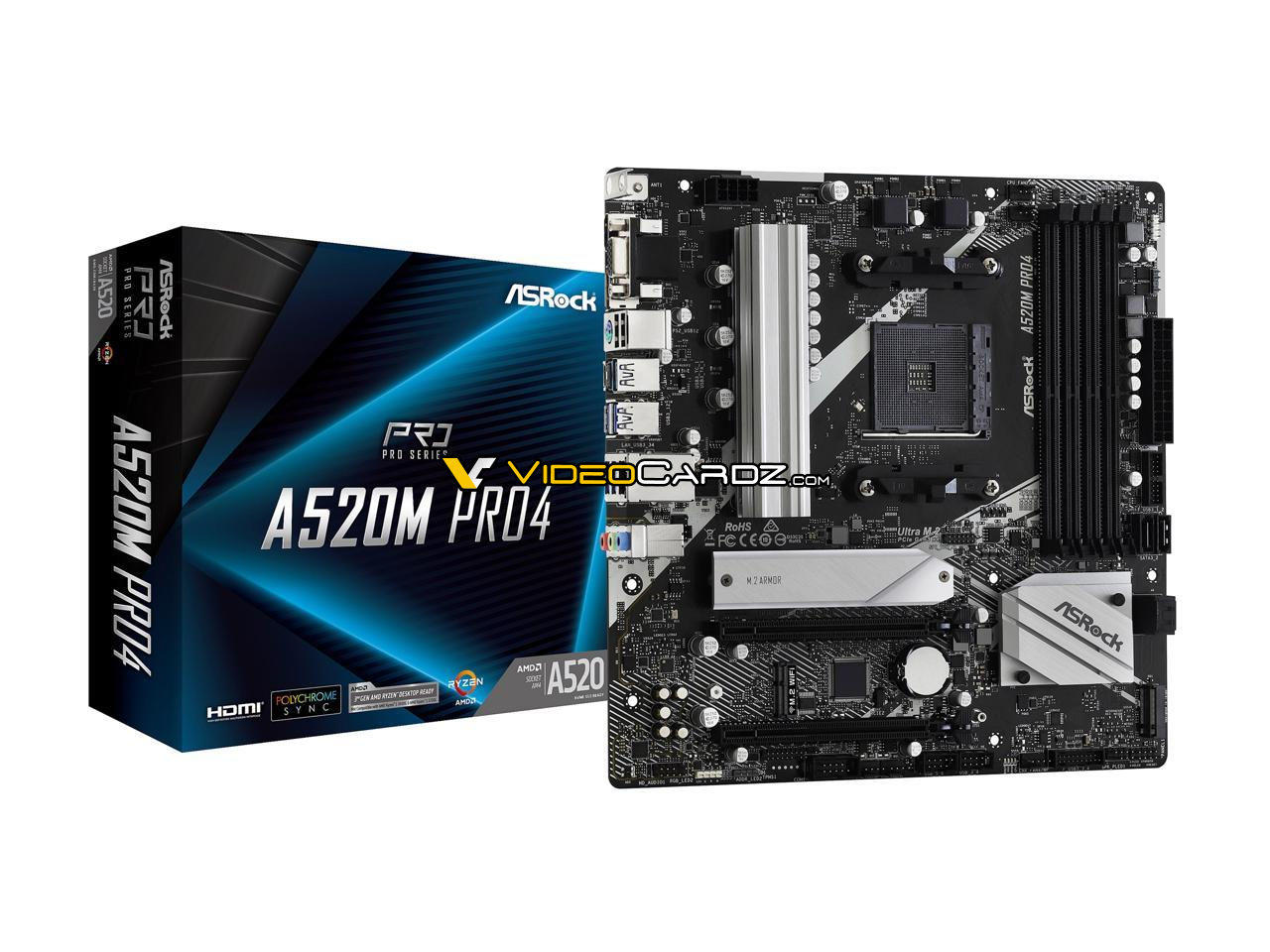 ASRock A520M Pro4  Bild © 