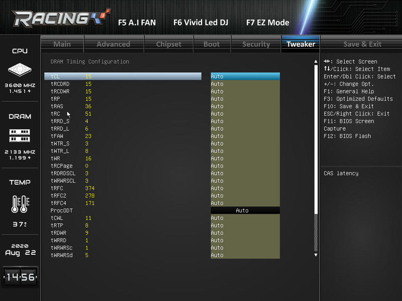Biostar Racing B550GTA Software Tweaker 02 Biostar Racing B550GTA Software Tweaker 02