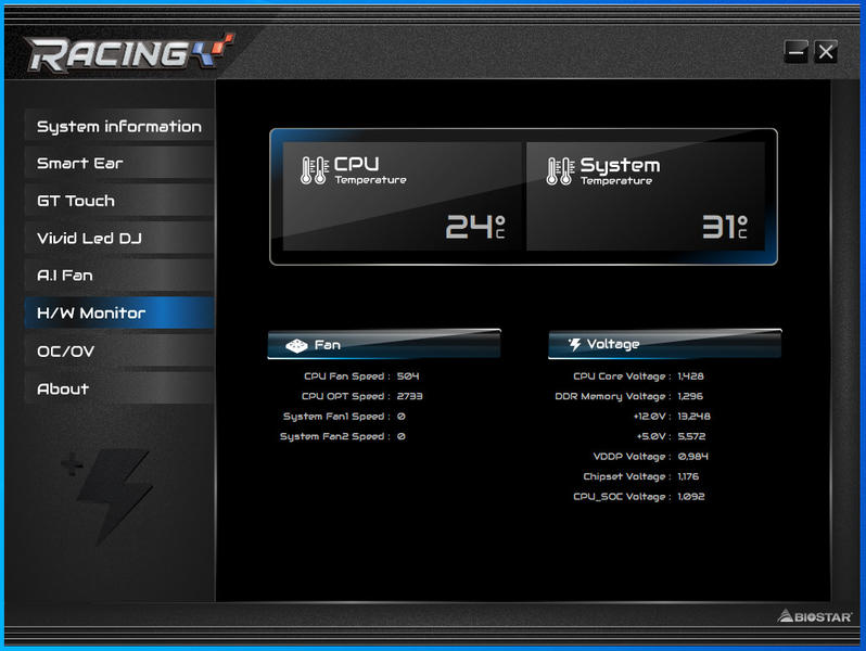 Biostar Racing B550GTA Software 06 Biostar Racing B550GTA Software 06
