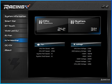Biostar Racing B550GTA Software 06