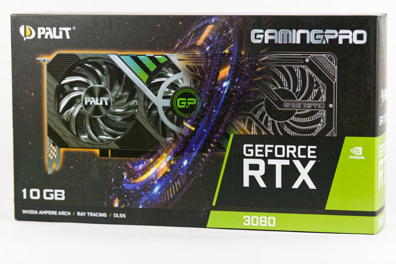 Palit GeForce RTX 3080 GamingPro Verpackung Palit GeForce RTX 3080 GamingPro Verpackung