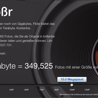 Flickr ab sofort mit 1 TB Speicherplatz