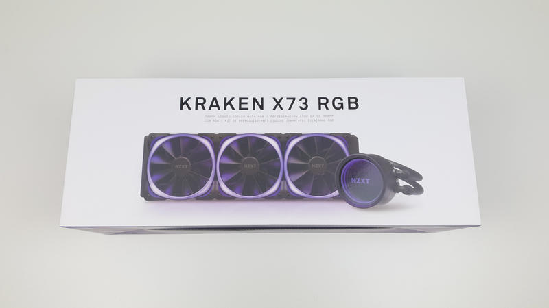 NZXT Kraken X73 RGB - BILD Verpackung