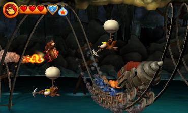 Donkey Kong Country Returns 3D Screenshot 2