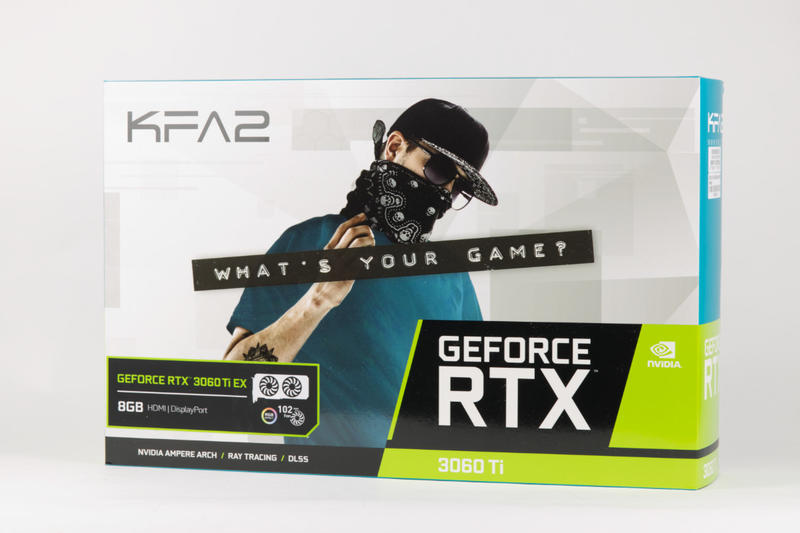 KFA2 GeForce RTX 3060 Ti EX Verpackung KFA2 GeForce RTX 3060 Ti EX Verpackung