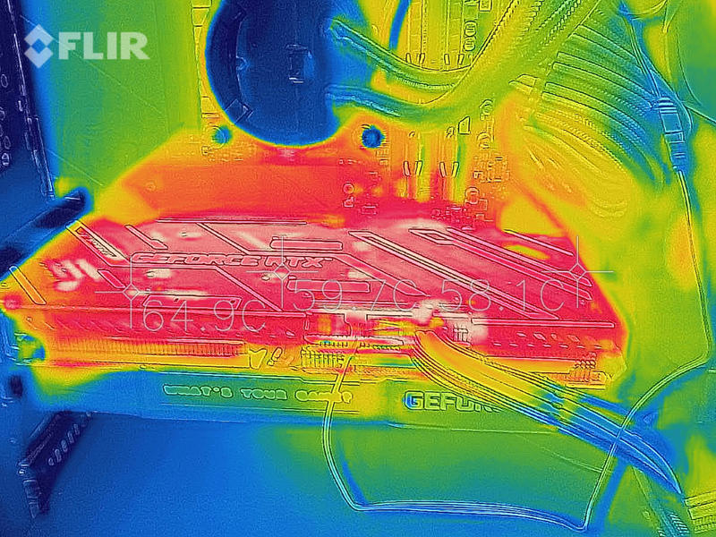KFA2 GeForce RTX 3060 Ti EX Wärmebildaufnahmen 1 KFA2 GeForce RTX 3060 Ti EX Wärmebildaufnahmen 1