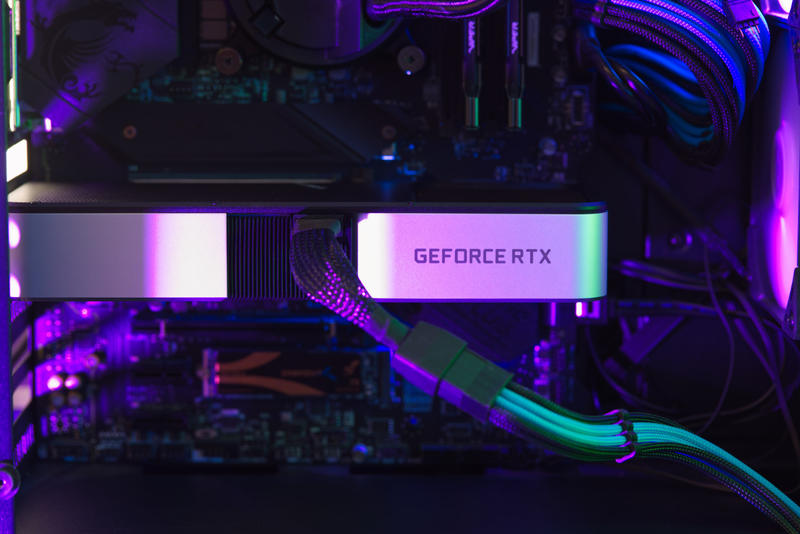 Nvidia GeForce RTX 3060 Ti Founders Edition - eingebaut