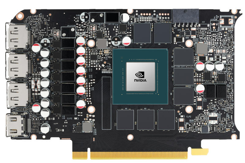Nvidia GeForce RTX 3060 Ti Founders Edition PCB