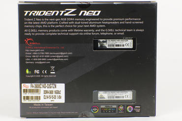 G.Skill Trident Z Neo DDR4-3600 Verpackung