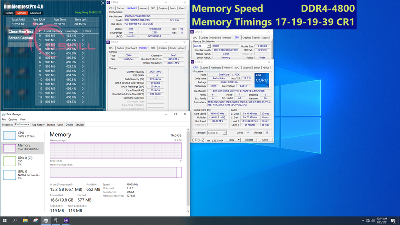 DDR4-4800 mit CL17-19-19-39 