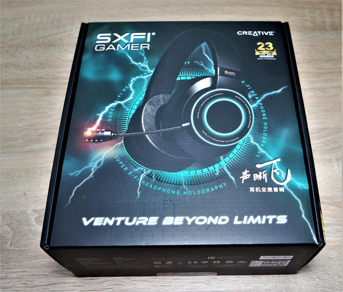 Creative SXFI Gamer Verpackung Creative SXFI Gamer Verpackung