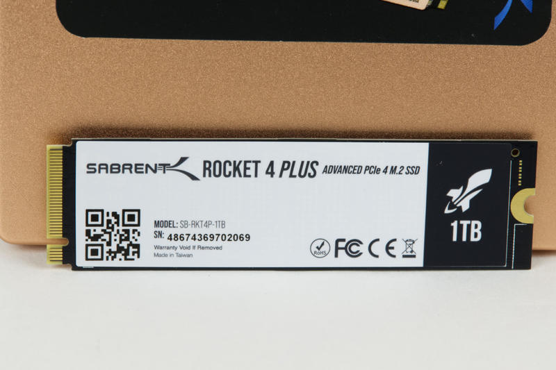 Sabrent Rocket 4 PLUS Rückseite Sabrent Rocket 4 PLUS Rückseite