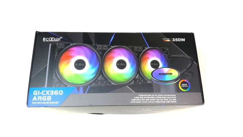 PCCOOLER GI-CX360 ARGB Verpackung PCCOOLER GI-CX360 ARGB Verpackung