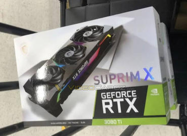 MSI GeForce RTX 3080 Ti SUPRIM X geleakt