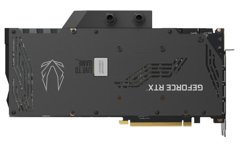 Zotac GeForce RTX 3090 ArcticStorm Rückseite Zotac GeForce RTX 3090 ArcticStorm Rückseite