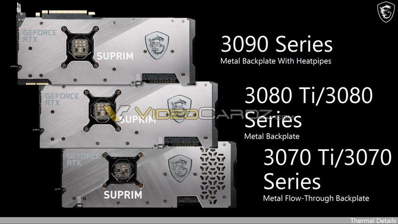 MSI SUPRIM GeForce RTX 3080 Ti 12 GB und RTX 3070 Ti MSI SUPRIM GeForce RTX 3080 Ti 12 GB und RTX 3070 Ti