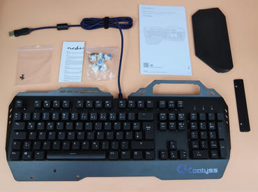 Nedis Mechanische Gaming-Tastatur Lieferumfang
