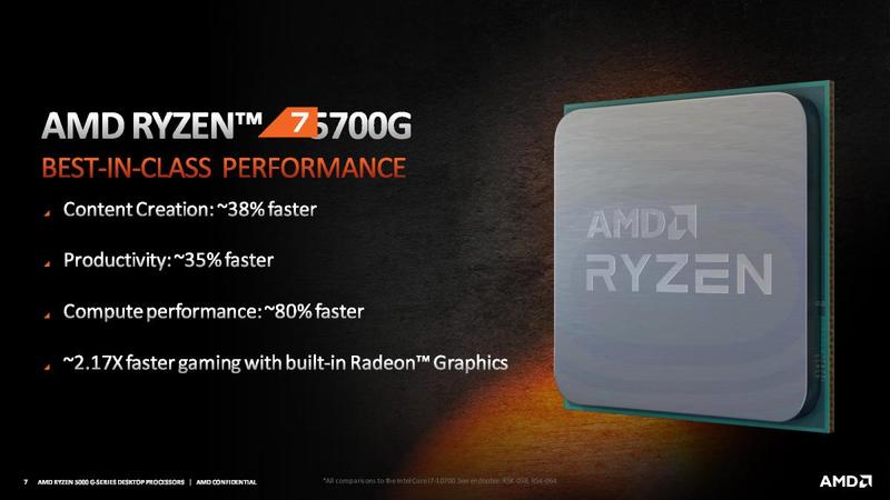 Ryzen 7 5700G & Ryzen 5 5600G APUs Ryzen 7 5700G & Ryzen 5 5600G APUs